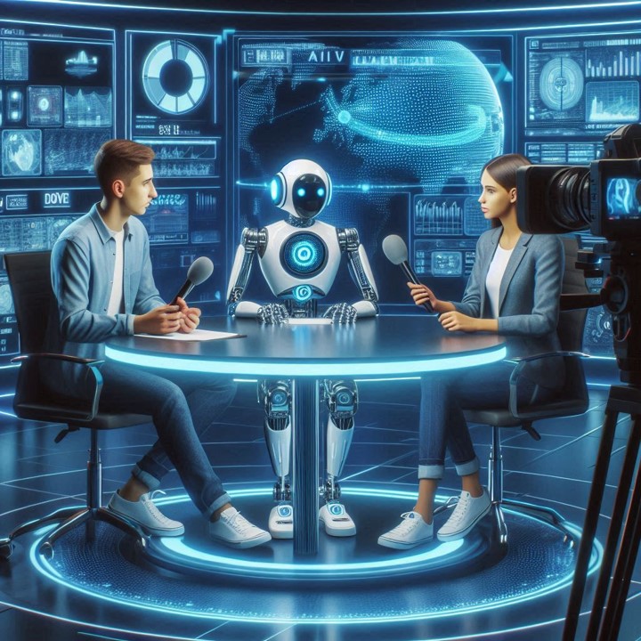 La investigación detalla una visión de las experiencias de uso de IA en más de un centenar de medios de comunicación en la región. Imagen de referencia creada con IA