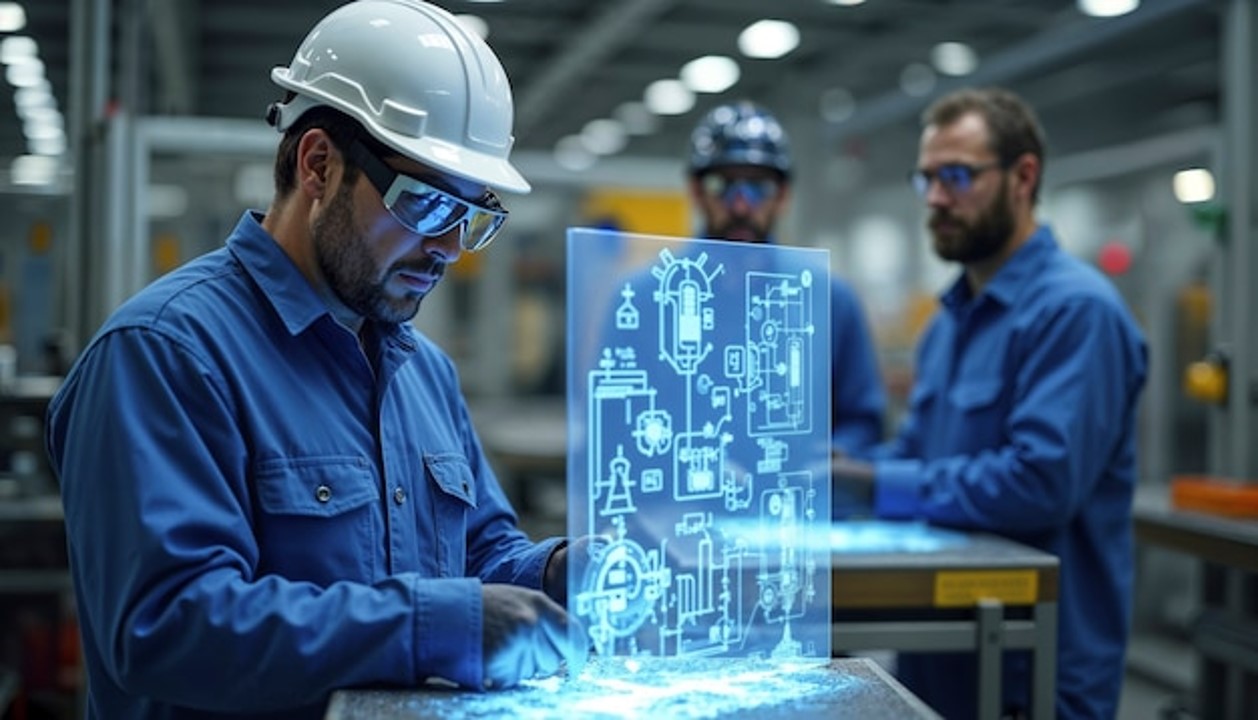 Concepto de tecnología futurista